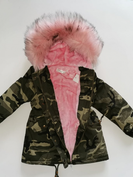 Camouflage Wintermantel